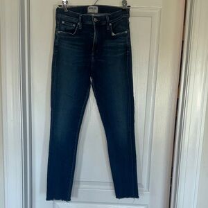 Agolde Dark Blue Ankle Jeans